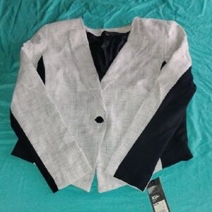 Mossimo Supply Co. Black and Gray Blazer